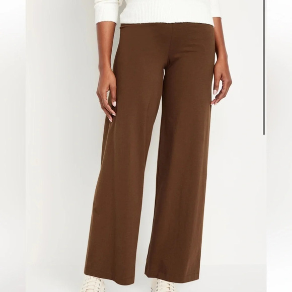 Brown Lucy Lucytech capri wide leg leggings size medium in excellent condition​ - Picture 1 of 4